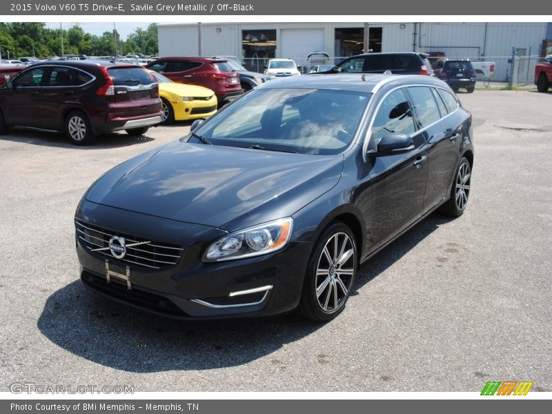 Savile Grey Metallic / Off-Black 2015 Volvo V60 T5 Drive-E