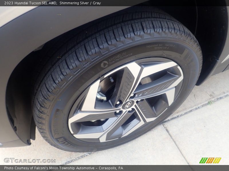 Shimmering Silver / Gray 2023 Hyundai Tucson SEL AWD