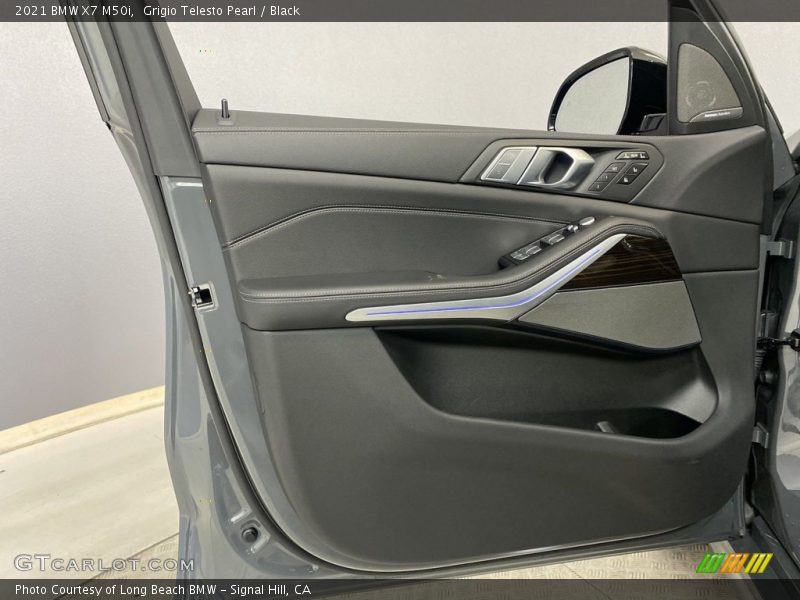 Grigio Telesto Pearl / Black 2021 BMW X7 M50i