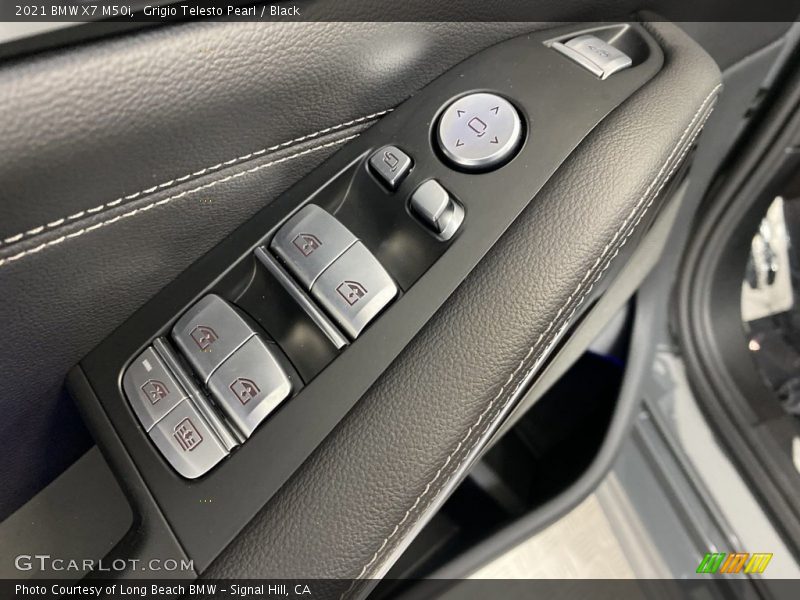 Grigio Telesto Pearl / Black 2021 BMW X7 M50i