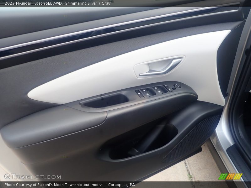 Shimmering Silver / Gray 2023 Hyundai Tucson SEL AWD