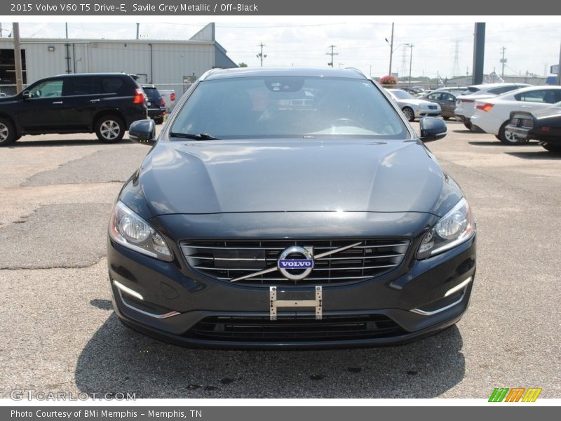 Savile Grey Metallic / Off-Black 2015 Volvo V60 T5 Drive-E