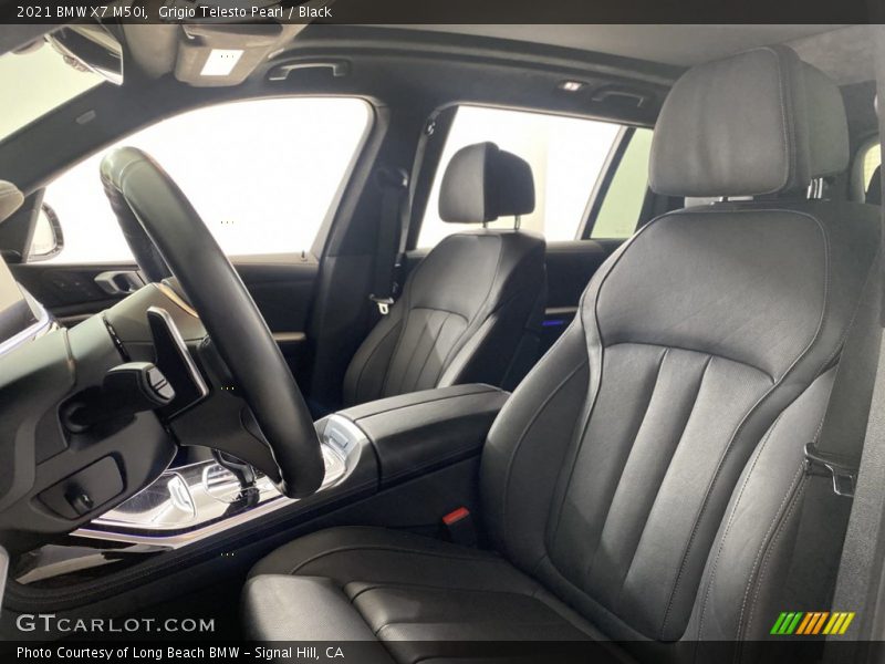 Grigio Telesto Pearl / Black 2021 BMW X7 M50i