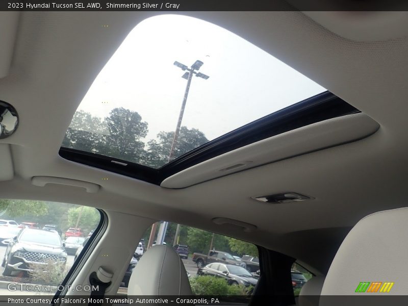 Shimmering Silver / Gray 2023 Hyundai Tucson SEL AWD