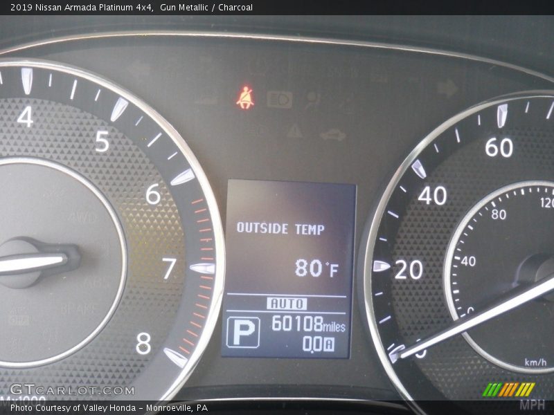 Gun Metallic / Charcoal 2019 Nissan Armada Platinum 4x4
