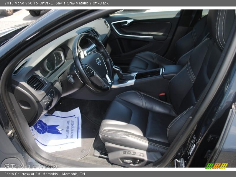 Savile Grey Metallic / Off-Black 2015 Volvo V60 T5 Drive-E