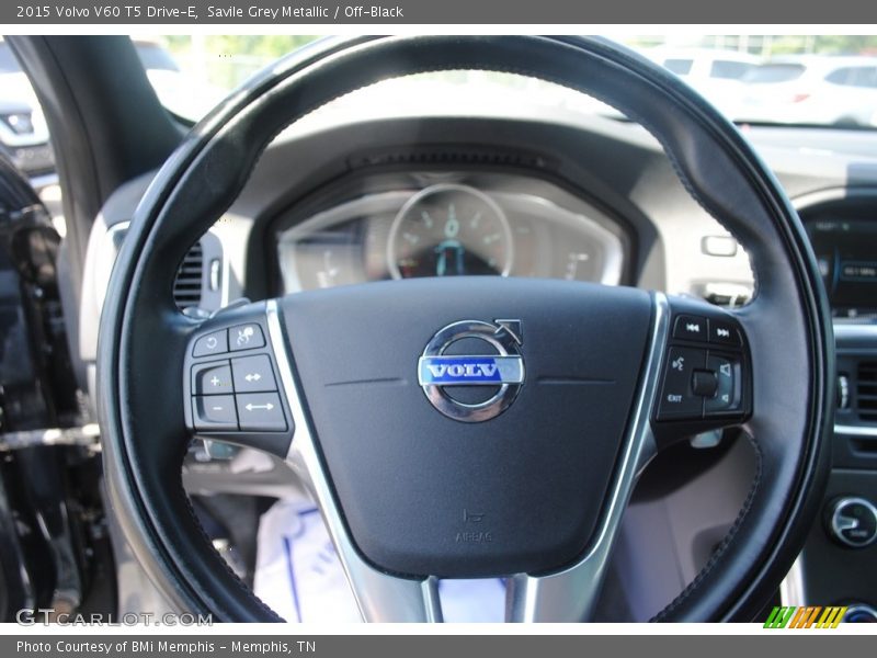 Savile Grey Metallic / Off-Black 2015 Volvo V60 T5 Drive-E
