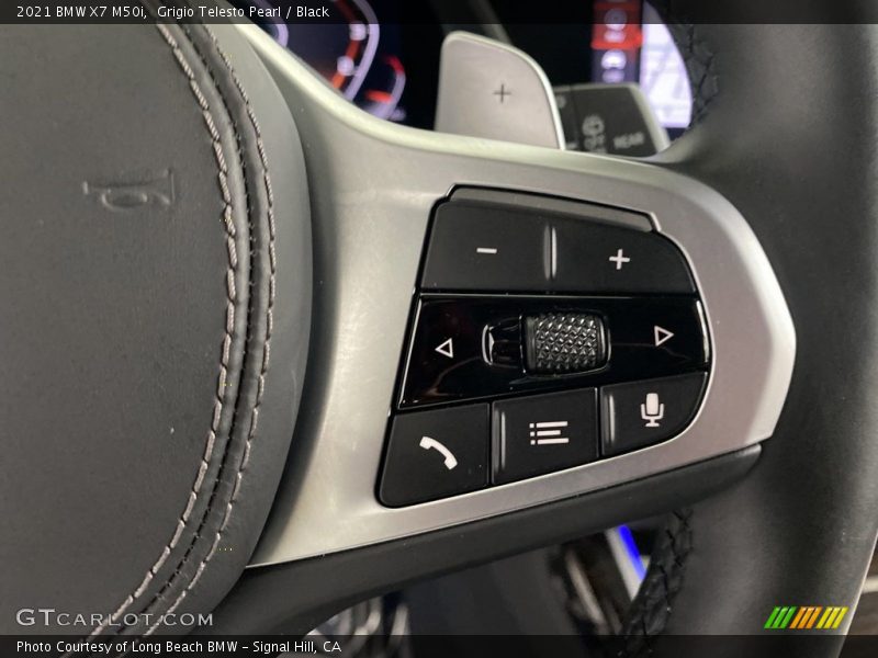 Grigio Telesto Pearl / Black 2021 BMW X7 M50i