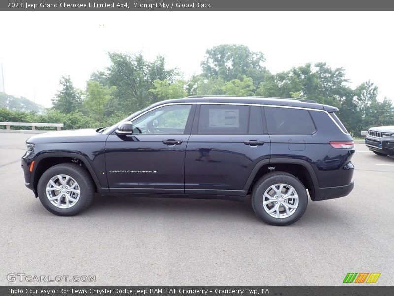 Midnight Sky / Global Black 2023 Jeep Grand Cherokee L Limited 4x4