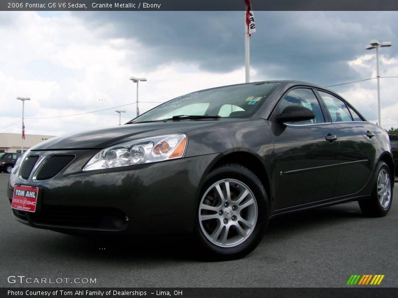 Granite Metallic / Ebony 2006 Pontiac G6 V6 Sedan