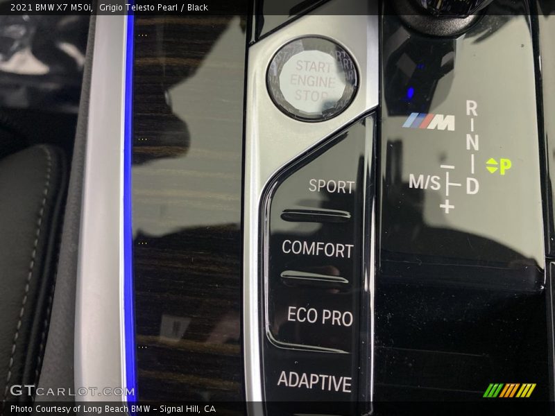 Grigio Telesto Pearl / Black 2021 BMW X7 M50i
