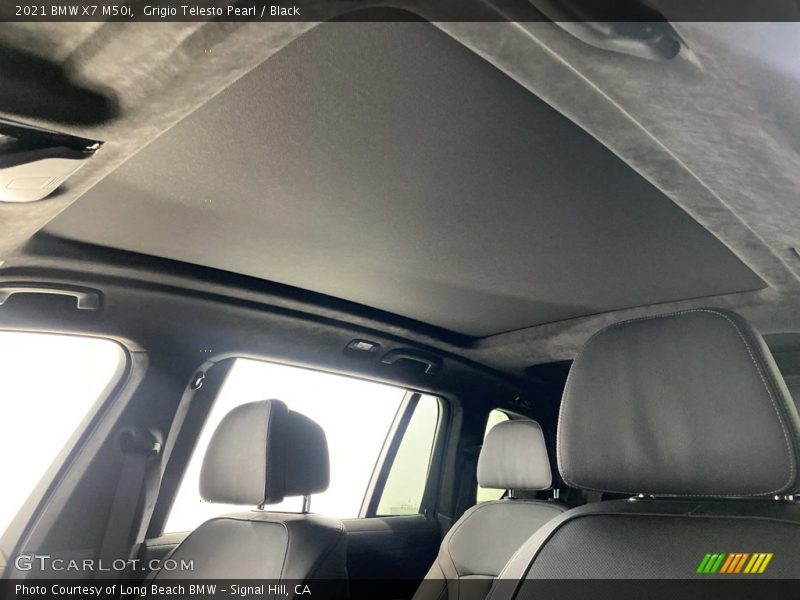 Grigio Telesto Pearl / Black 2021 BMW X7 M50i