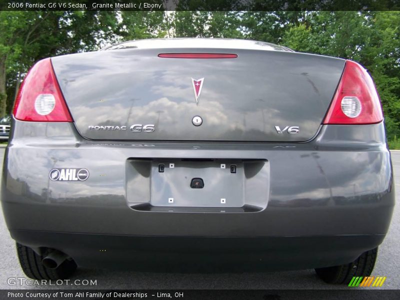 Granite Metallic / Ebony 2006 Pontiac G6 V6 Sedan