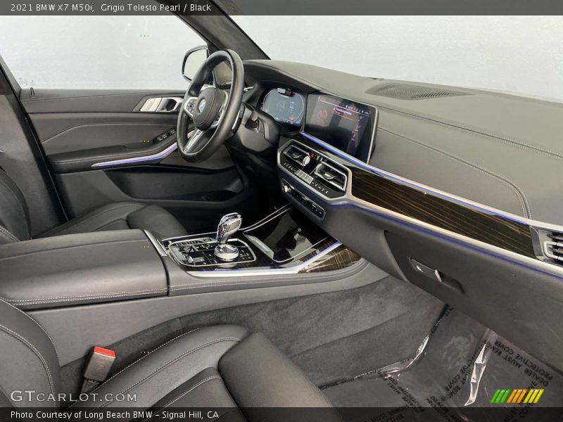 Grigio Telesto Pearl / Black 2021 BMW X7 M50i