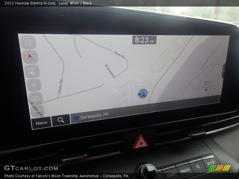 Lunar White / Black 2023 Hyundai Elantra N-Line