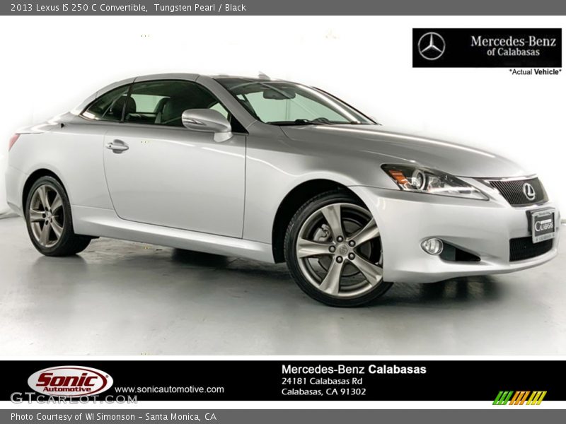 Tungsten Pearl / Black 2013 Lexus IS 250 C Convertible