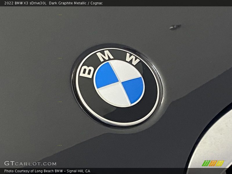Dark Graphite Metallic / Cognac 2022 BMW X3 sDrive30i