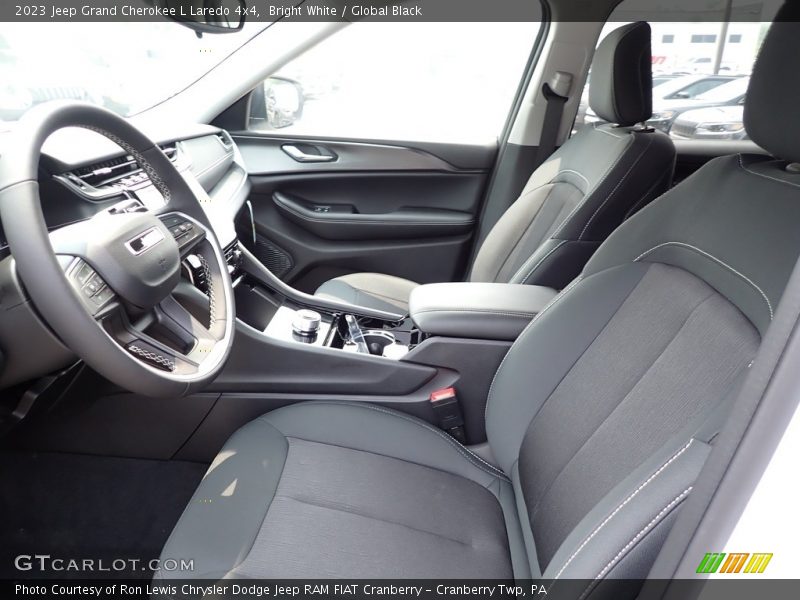 Bright White / Global Black 2023 Jeep Grand Cherokee L Laredo 4x4