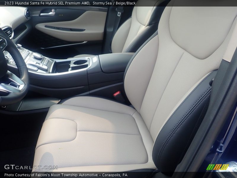 Front Seat of 2023 Santa Fe Hybrid SEL Premium AWD