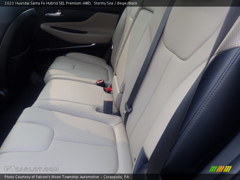 Rear Seat of 2023 Santa Fe Hybrid SEL Premium AWD