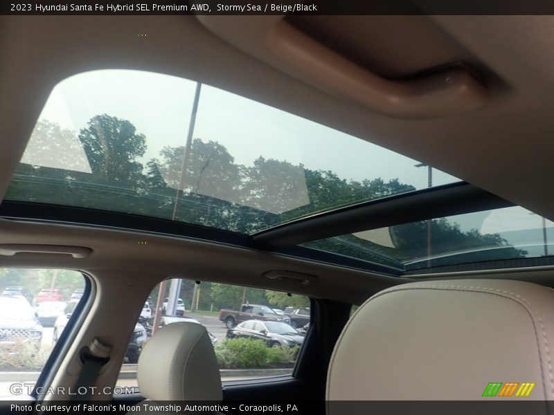 Sunroof of 2023 Santa Fe Hybrid SEL Premium AWD