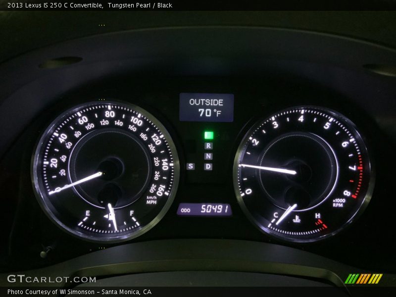  2013 IS 250 C Convertible 250 C Convertible Gauges