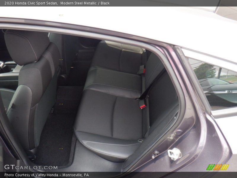 Modern Steel Metallic / Black 2020 Honda Civic Sport Sedan
