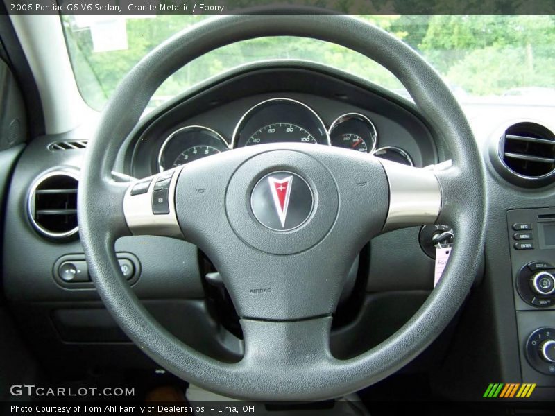 Granite Metallic / Ebony 2006 Pontiac G6 V6 Sedan
