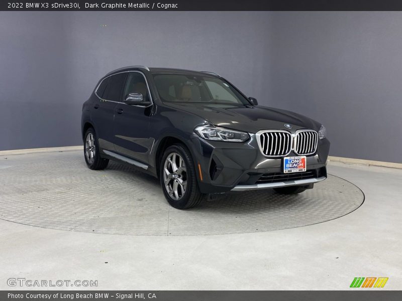 Dark Graphite Metallic / Cognac 2022 BMW X3 sDrive30i