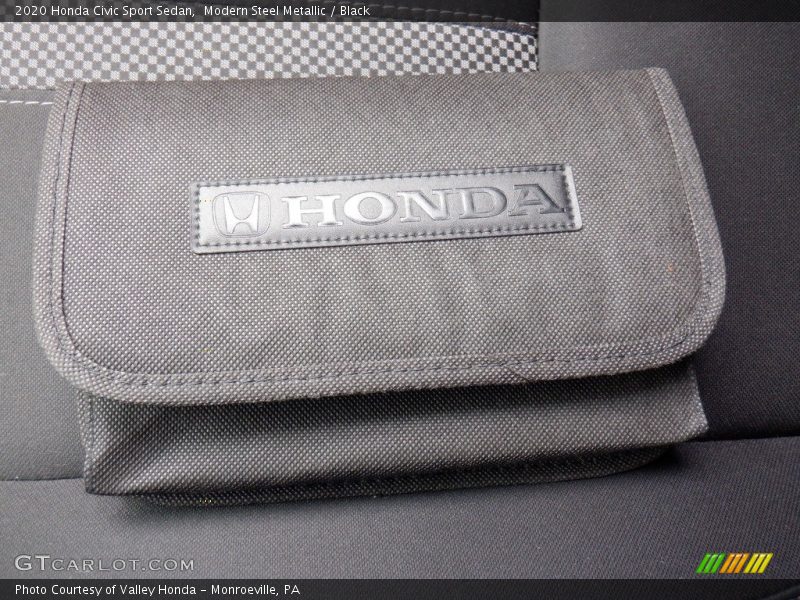 Modern Steel Metallic / Black 2020 Honda Civic Sport Sedan