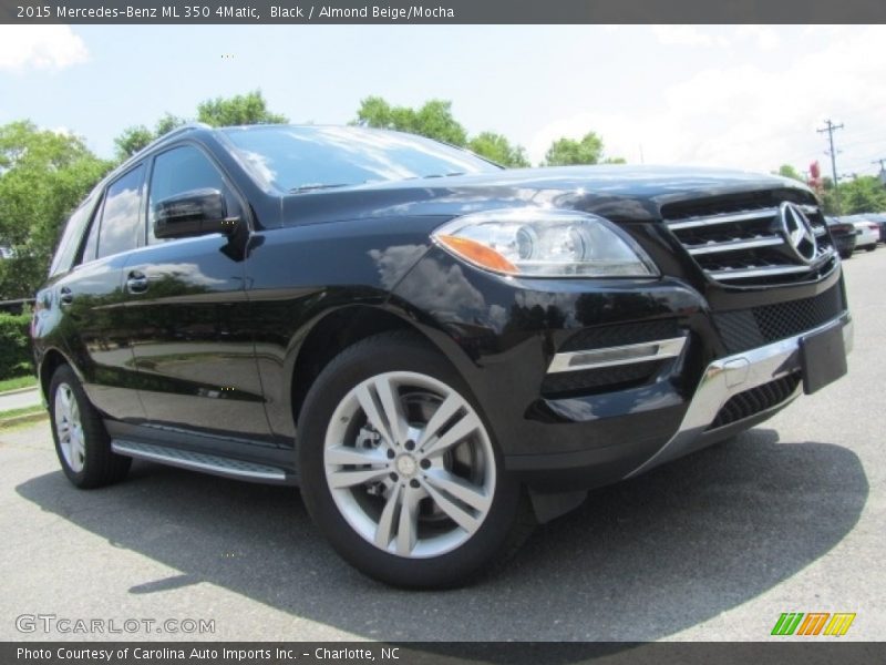 Black / Almond Beige/Mocha 2015 Mercedes-Benz ML 350 4Matic
