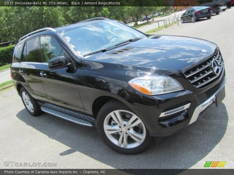 Black / Almond Beige/Mocha 2015 Mercedes-Benz ML 350 4Matic