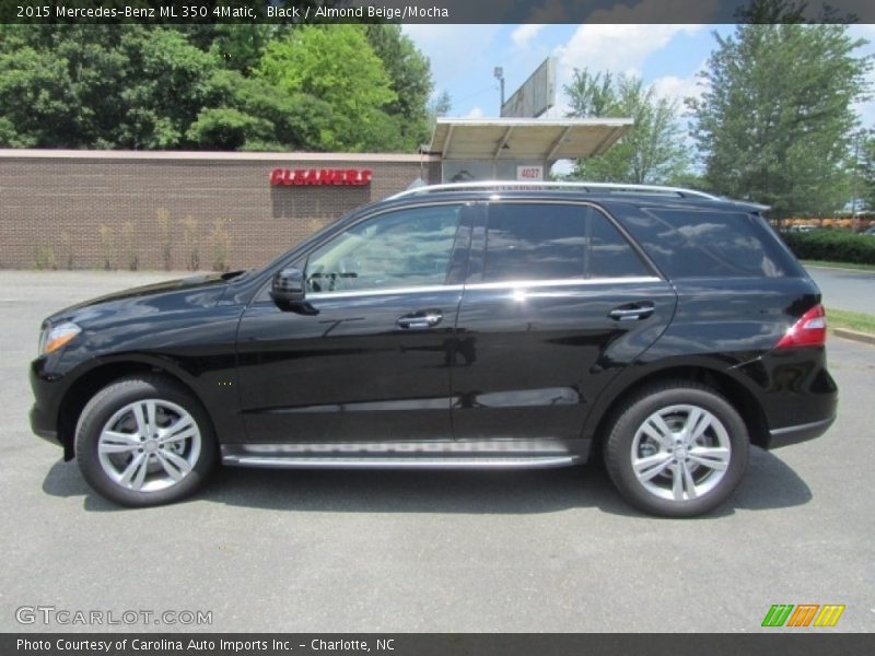 Black / Almond Beige/Mocha 2015 Mercedes-Benz ML 350 4Matic