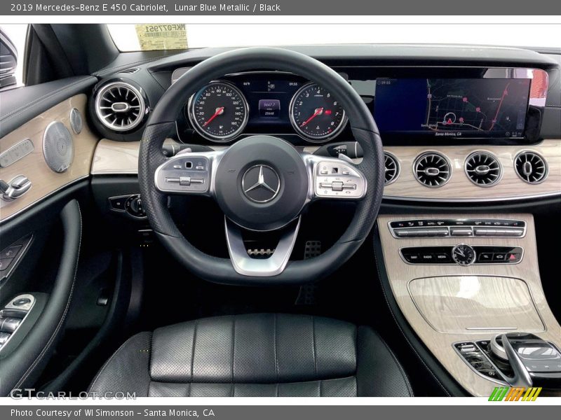 Lunar Blue Metallic / Black 2019 Mercedes-Benz E 450 Cabriolet