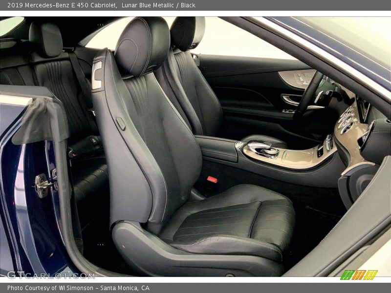 Lunar Blue Metallic / Black 2019 Mercedes-Benz E 450 Cabriolet