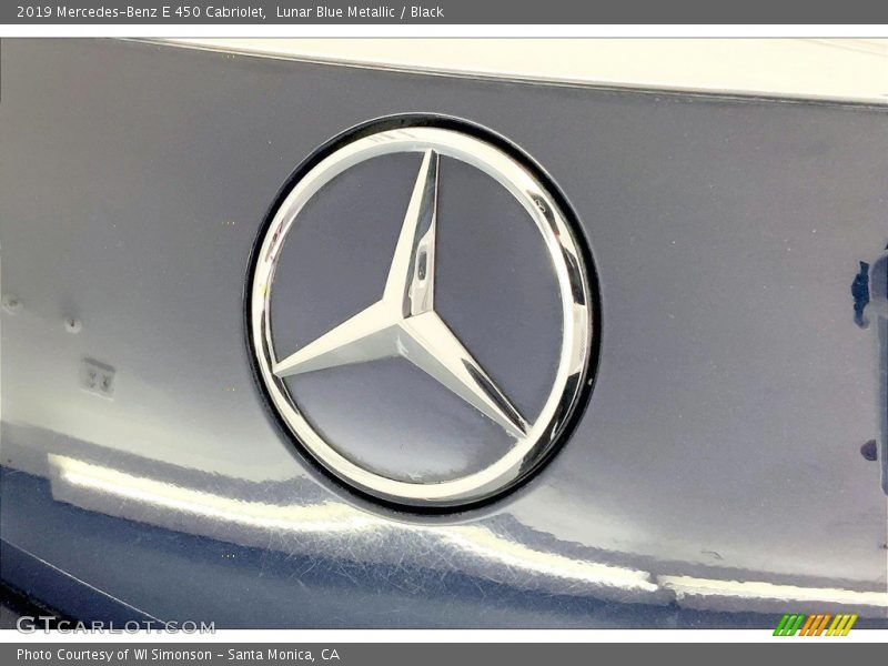 Lunar Blue Metallic / Black 2019 Mercedes-Benz E 450 Cabriolet