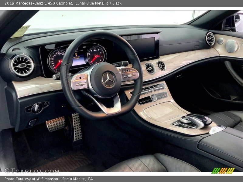 Lunar Blue Metallic / Black 2019 Mercedes-Benz E 450 Cabriolet