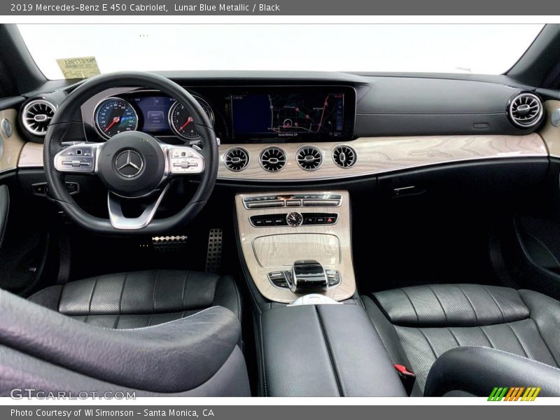 Lunar Blue Metallic / Black 2019 Mercedes-Benz E 450 Cabriolet
