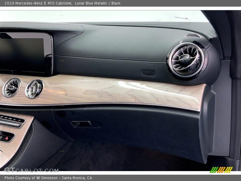 Lunar Blue Metallic / Black 2019 Mercedes-Benz E 450 Cabriolet