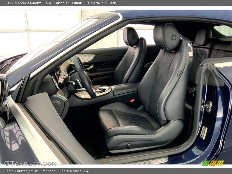 Lunar Blue Metallic / Black 2019 Mercedes-Benz E 450 Cabriolet