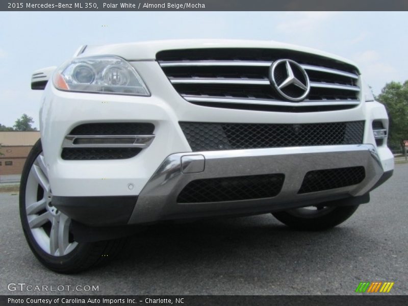 Polar White / Almond Beige/Mocha 2015 Mercedes-Benz ML 350
