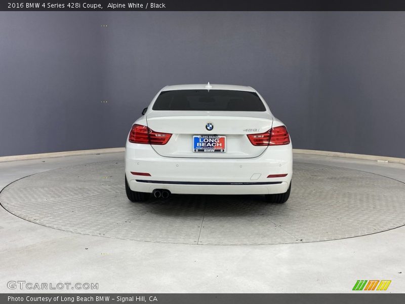 Alpine White / Black 2016 BMW 4 Series 428i Coupe