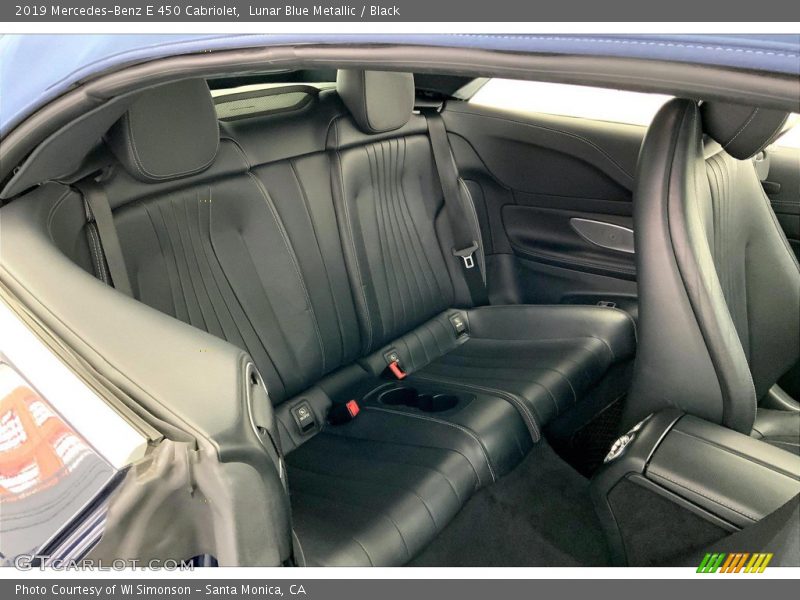 Lunar Blue Metallic / Black 2019 Mercedes-Benz E 450 Cabriolet