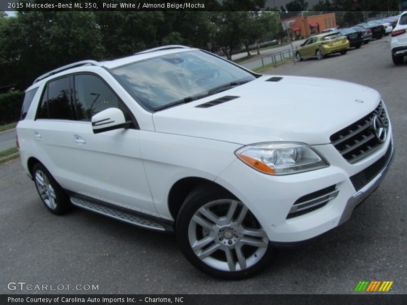Polar White / Almond Beige/Mocha 2015 Mercedes-Benz ML 350