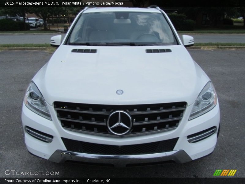 Polar White / Almond Beige/Mocha 2015 Mercedes-Benz ML 350