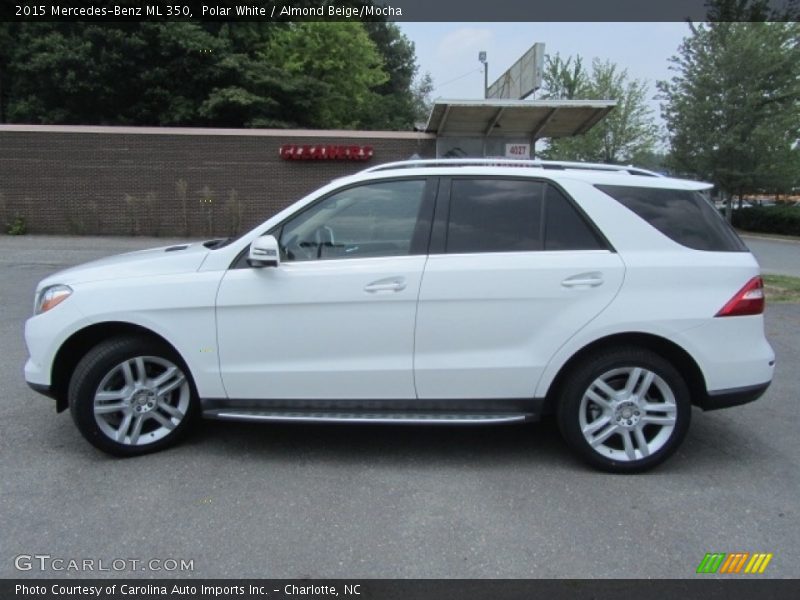 Polar White / Almond Beige/Mocha 2015 Mercedes-Benz ML 350