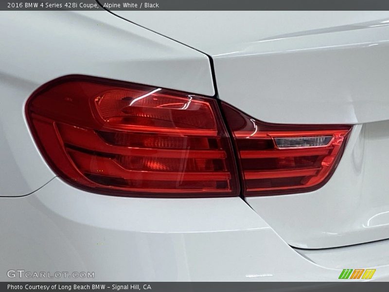 Alpine White / Black 2016 BMW 4 Series 428i Coupe