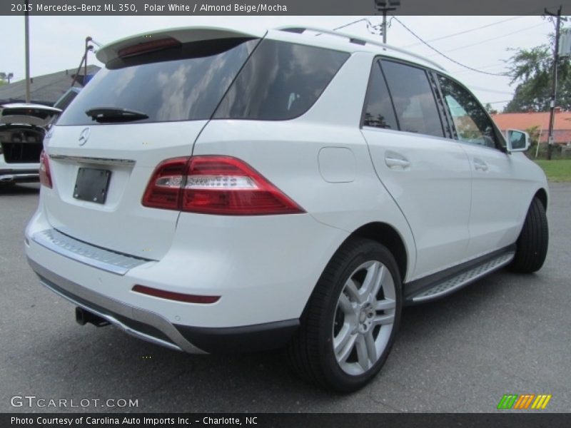 Polar White / Almond Beige/Mocha 2015 Mercedes-Benz ML 350