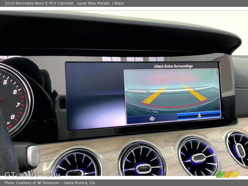 Lunar Blue Metallic / Black 2019 Mercedes-Benz E 450 Cabriolet