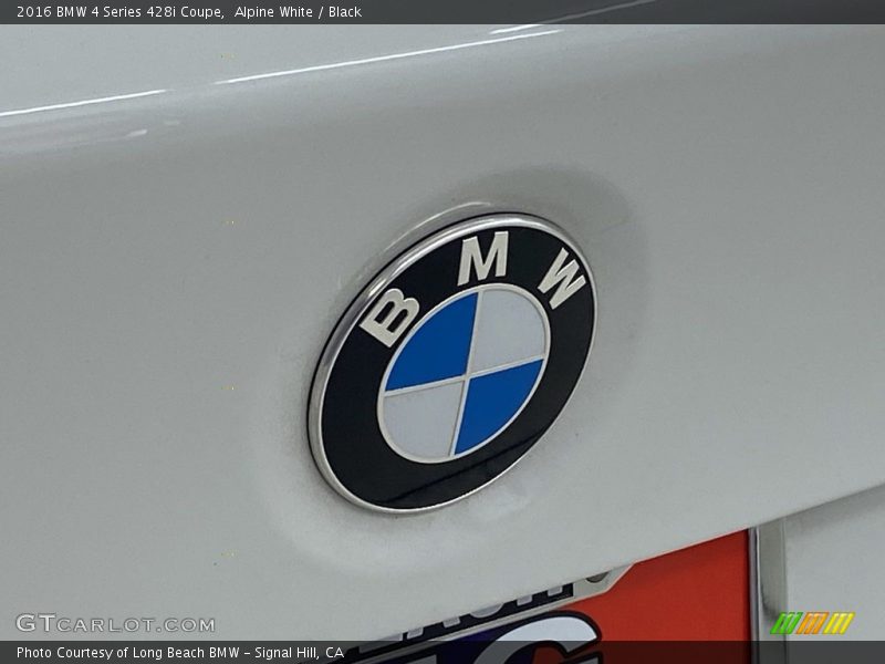 Alpine White / Black 2016 BMW 4 Series 428i Coupe